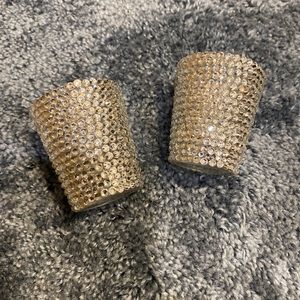 Custom-made bling shot glasses